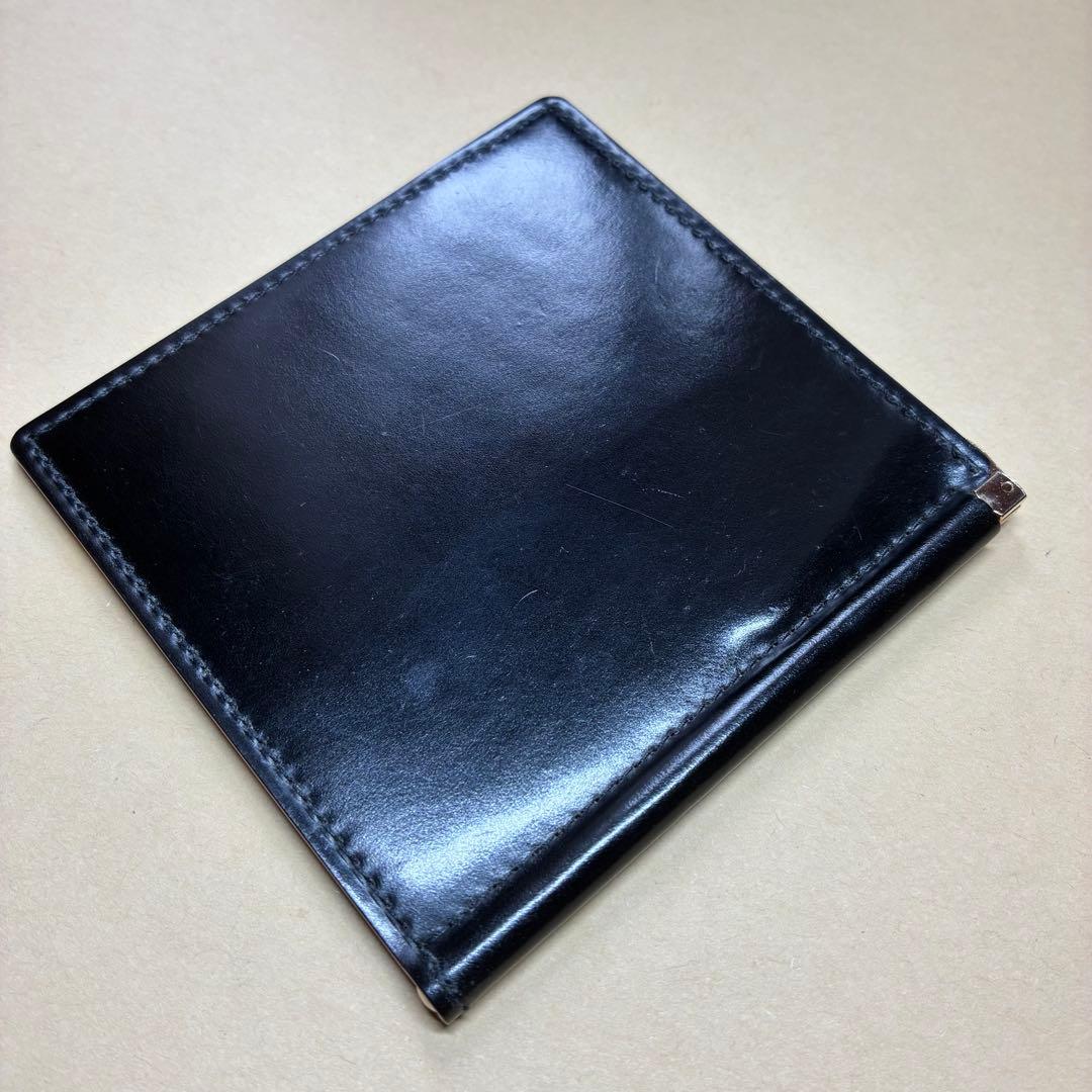 ガンゾ シェルコードバン マネークリップ