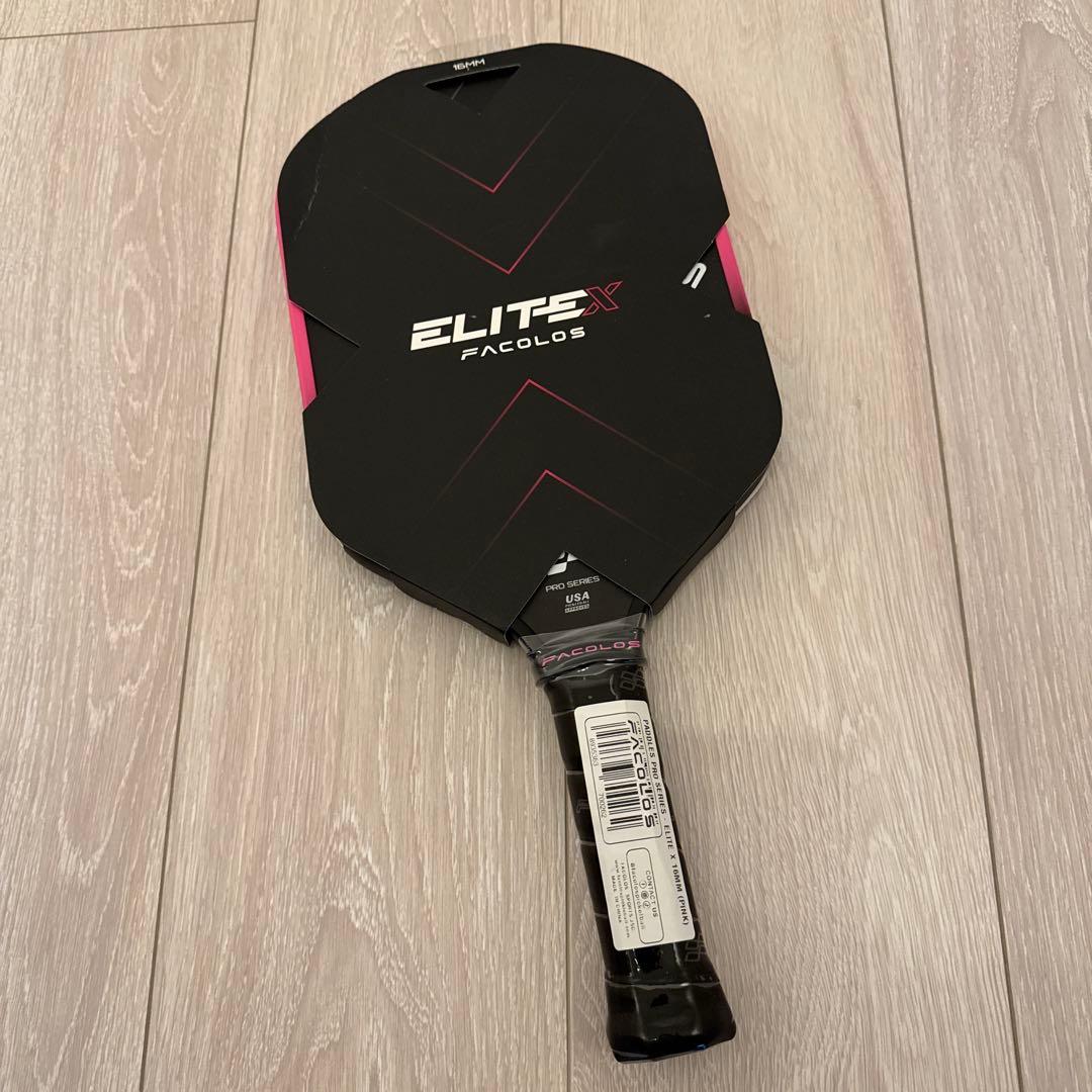【新品未使用】PACOLAS ELITE X ピックルボールパドル16mm