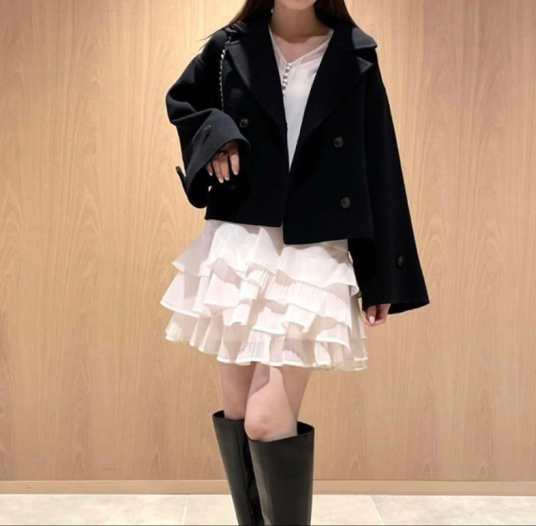 【美品】SNIDEL コート黒