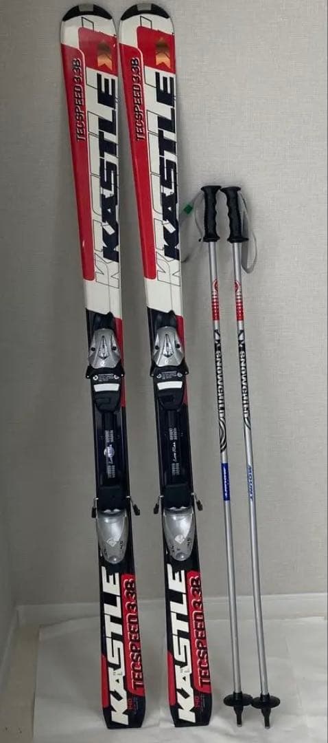 KASTLE TECSPEED 036 スキーセット　140センチ　靴25センチ