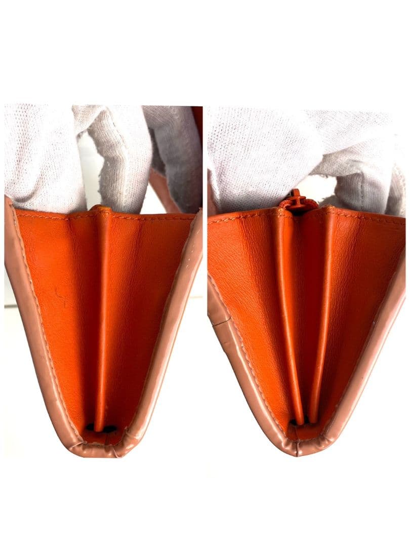 【美品】GUCCI GGスプリーム 長財布 リボン ゴールド金具 エナメル