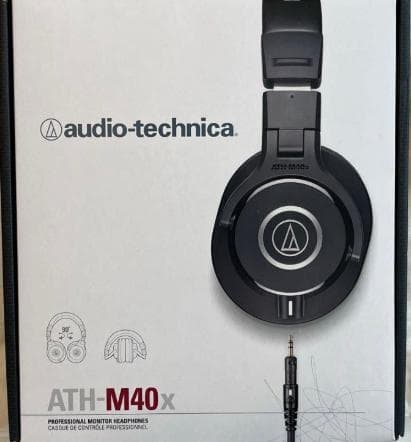 Audio-Technica ATH-M40x有線ヘッドホン・不具合なし・完動品