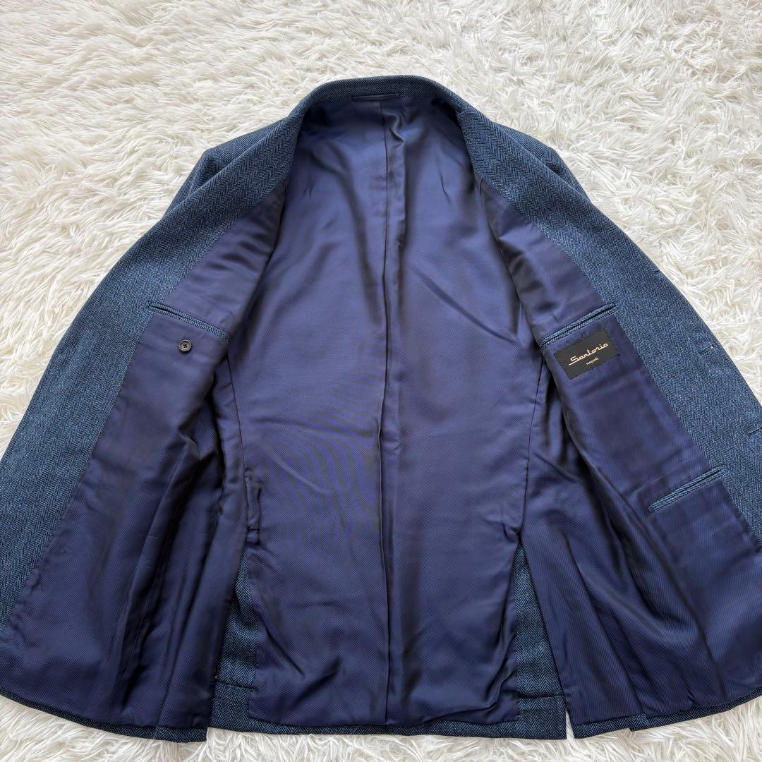 Sartorio サルトリオ ジャケット 50 ウール ヘリンボーン