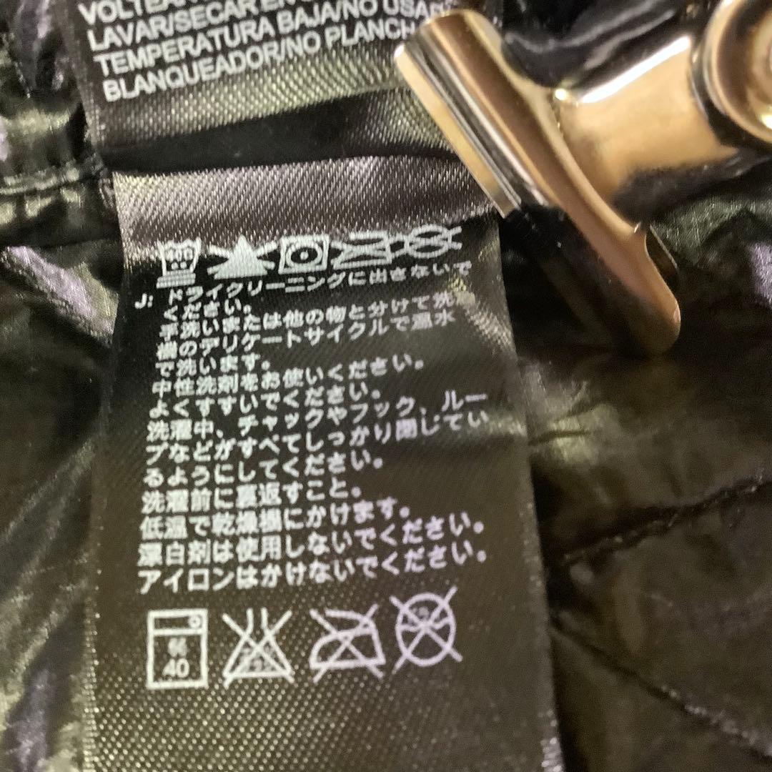 美品 ノースフェイス 中綿ベスト THERMOBALL 刺繍ロゴ ブラック 黒L