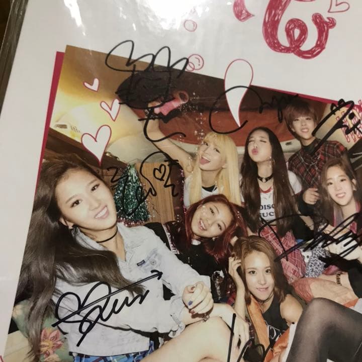 TWICE「THE STORY BEGINS」 サイン入り