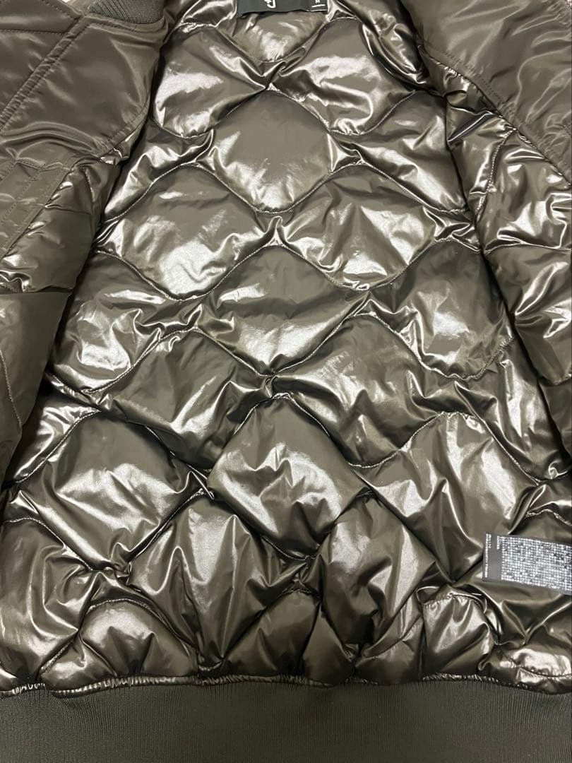 ユニクロ＋J ハイブリッドダウンオーバーサイズMA-1 グレー M (復刻版)