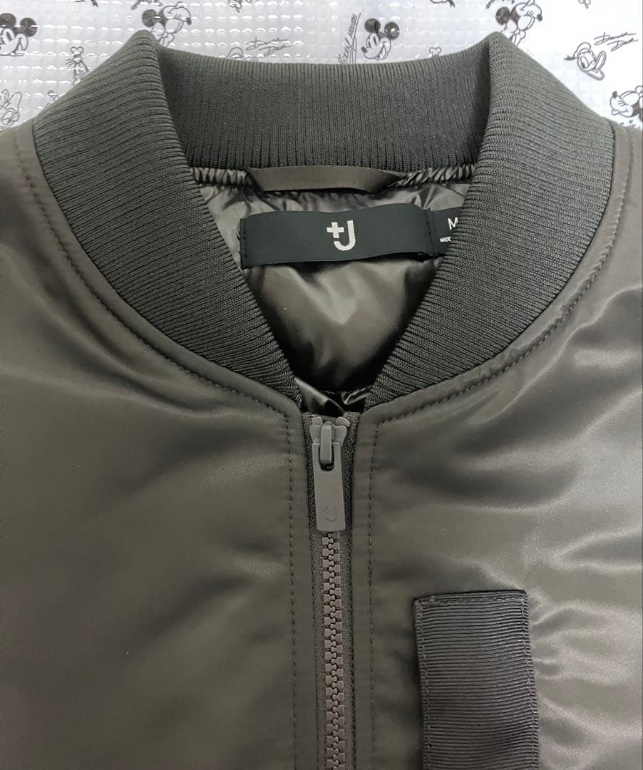 ユニクロ＋J ハイブリッドダウンオーバーサイズMA-1 グレー M (復刻版)