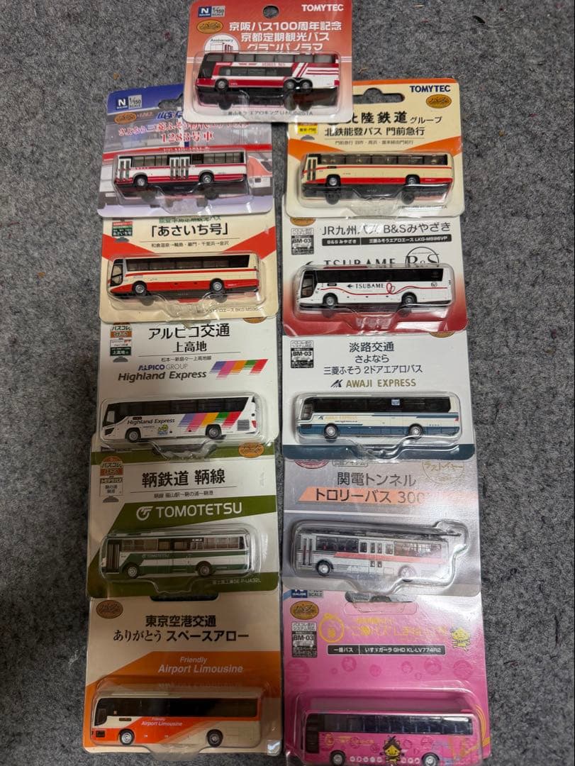 TOMY TEC バスコレクション まとめ売り11台