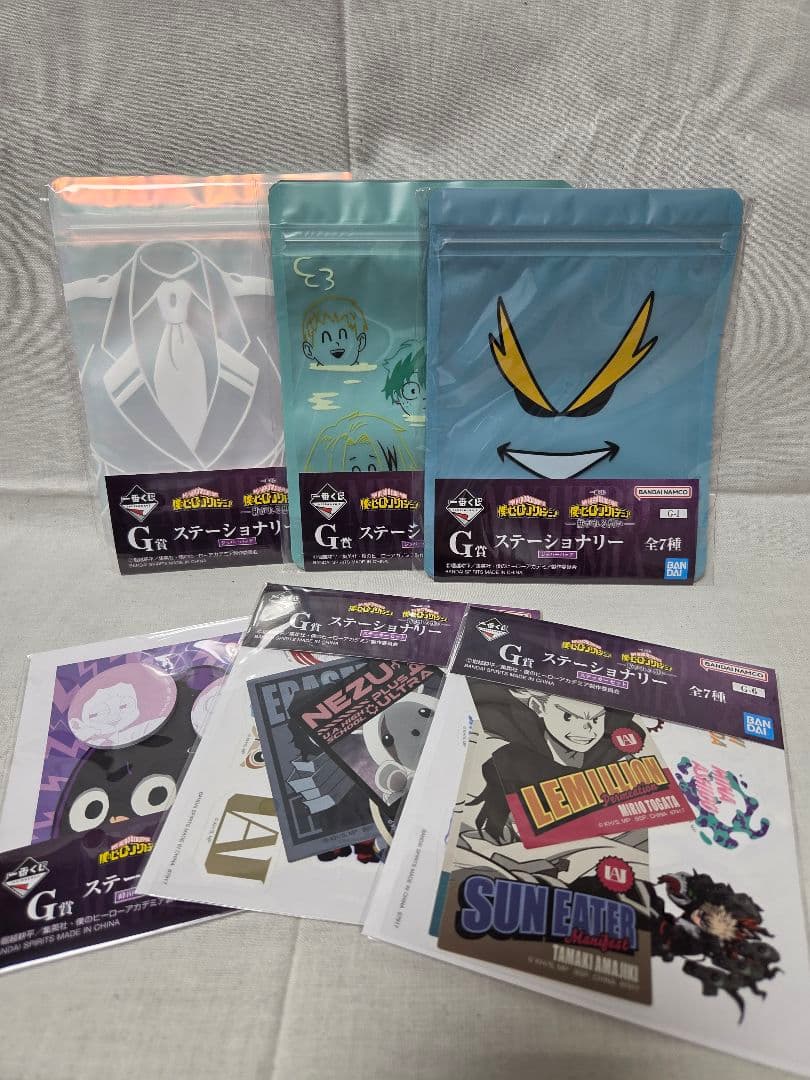 ヒロアカ　一番くじ　紡がれる想い　E賞　F賞　下位賞