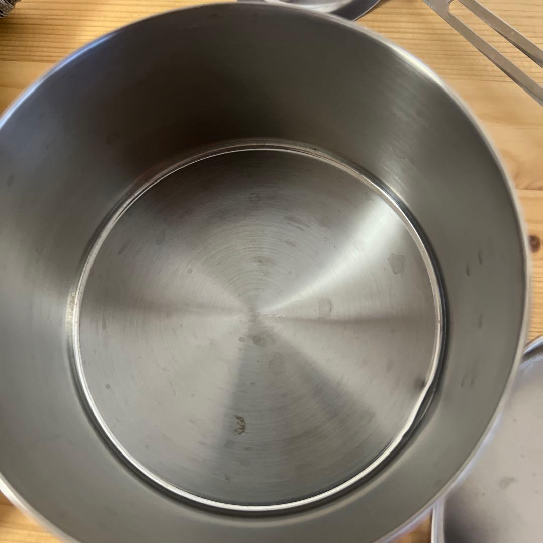 ISKAイスカ　ステンレス ライスクッカー 青収納袋付き