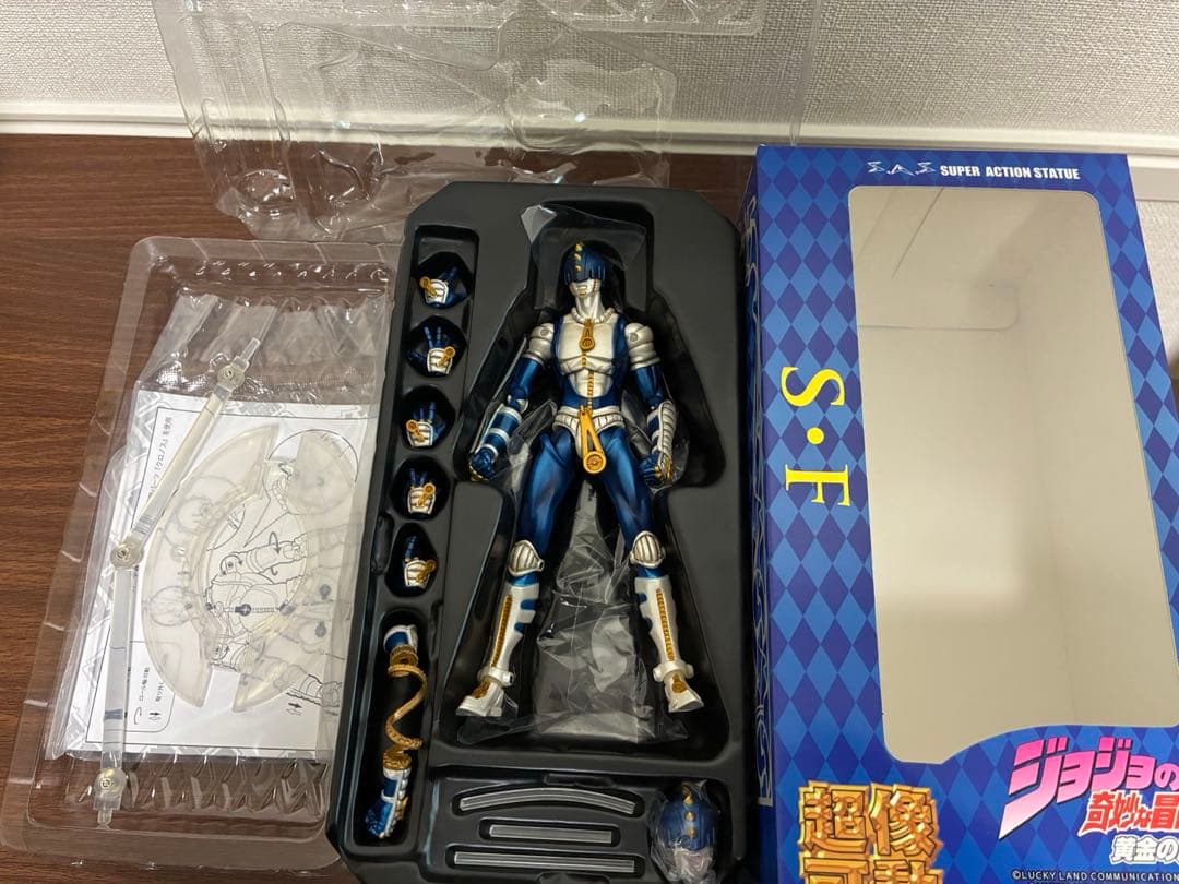 超像可動　ジョジョ　ブチャラティ　スティッキー・フィンガーズ　5部　美品