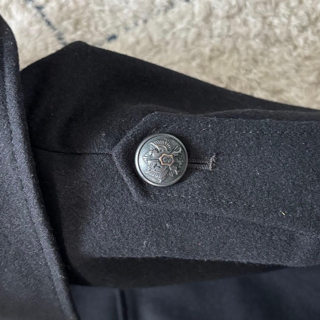 【美品✨】ポールスミス　カシミヤ　ウール　コート　ジャケット　メタル釦　ブラック