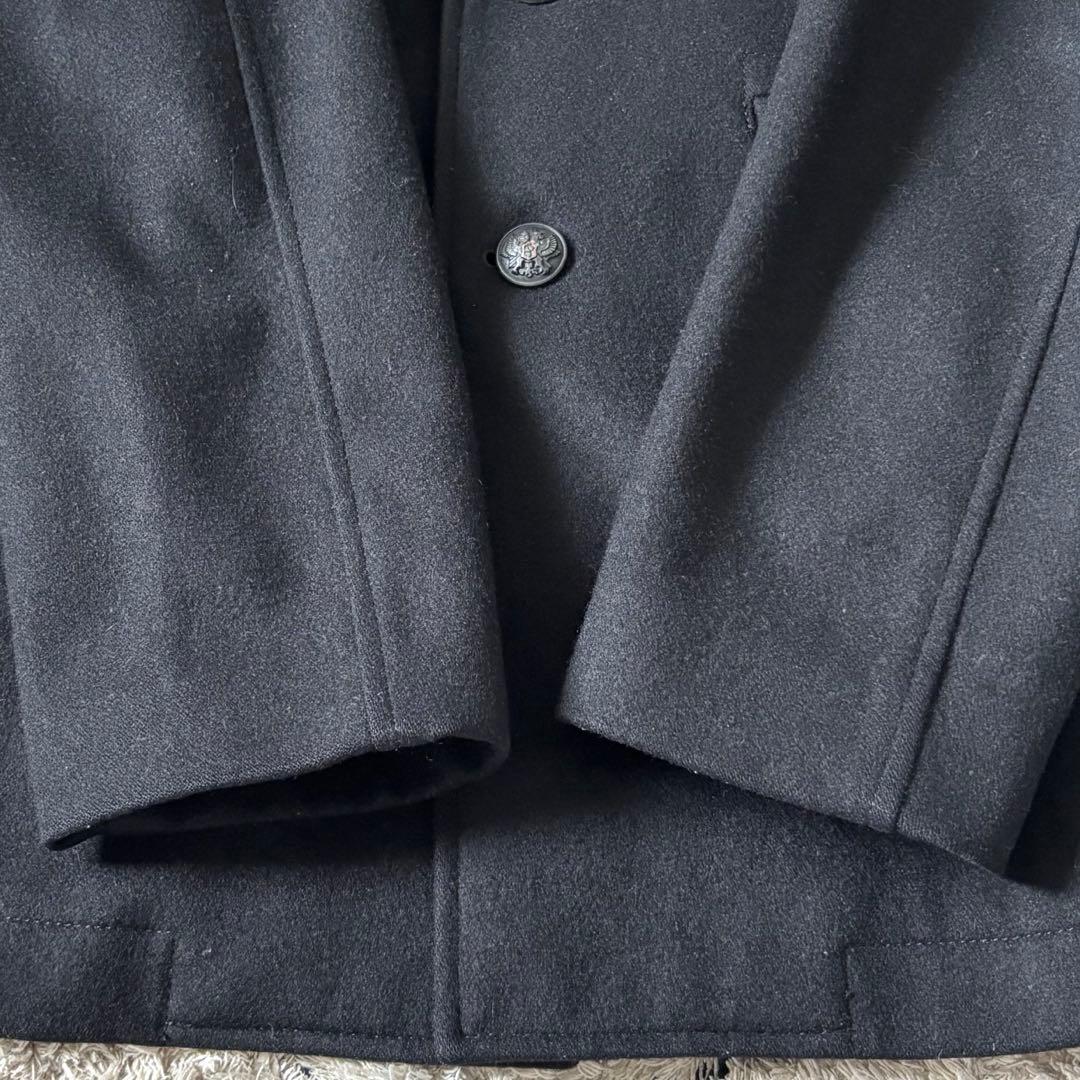 【美品✨】ポールスミス　カシミヤ　ウール　コート　ジャケット　メタル釦　ブラック