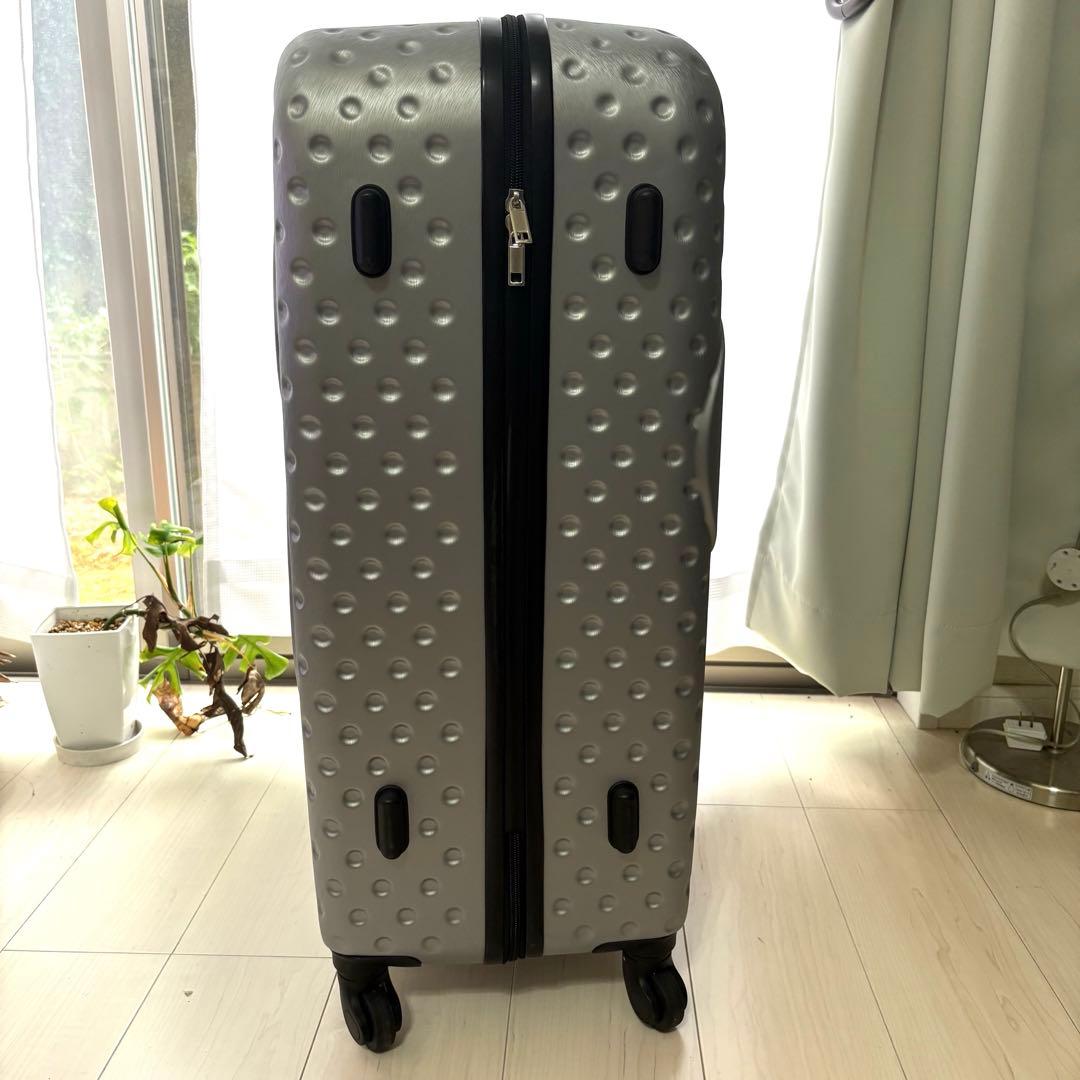 【美品】Disney ミッキーマウス スーツケース Lサイズ 4輪 大容量