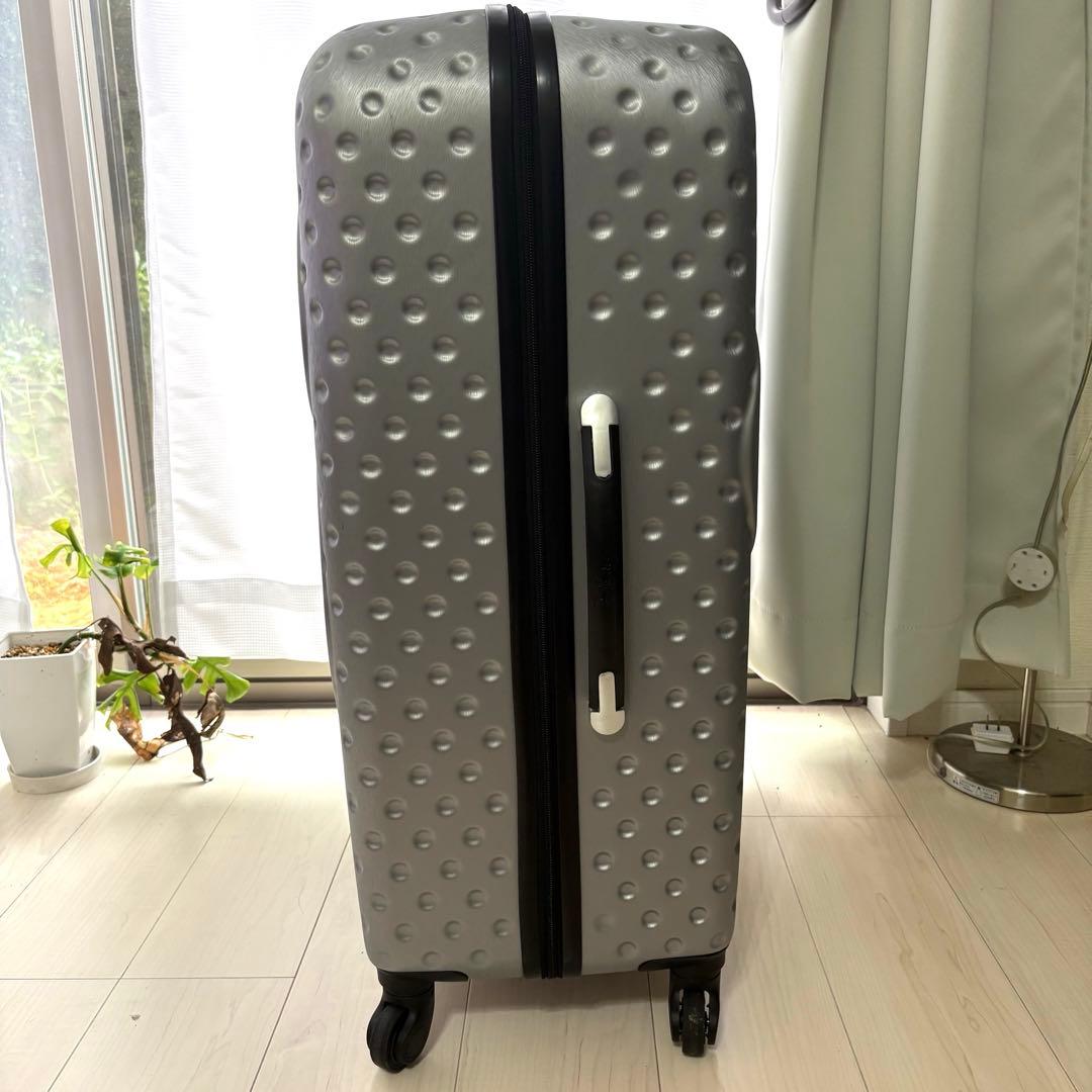 【美品】Disney ミッキーマウス スーツケース Lサイズ 4輪 大容量