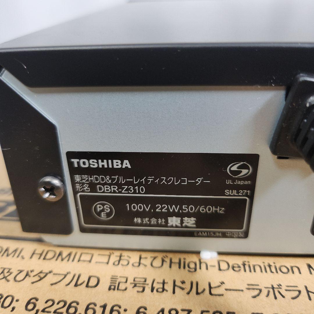 TOSHIBA BDレコーダー DBR-Z310