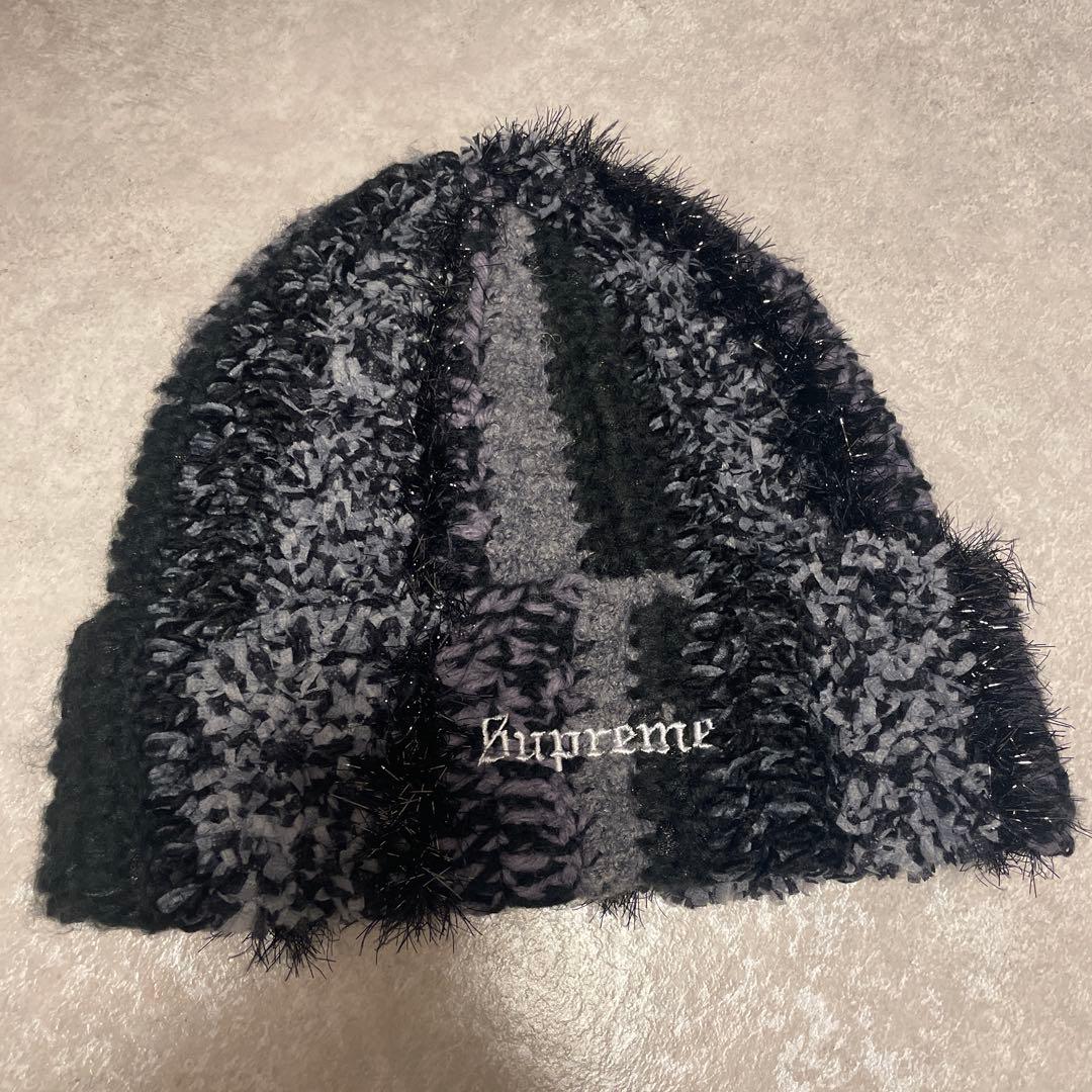 Supreme Tinsel Stripe Beanie ビーニー ニット帽