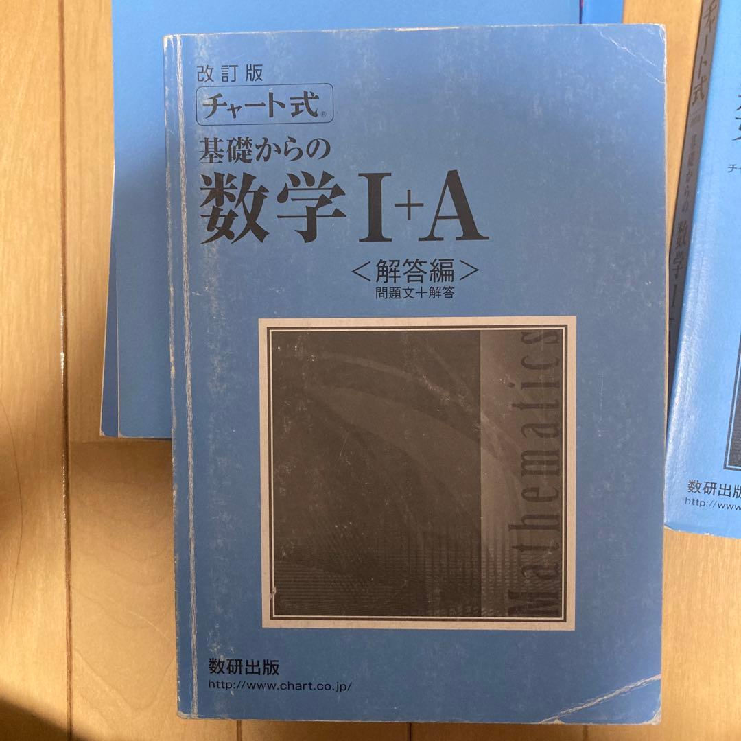 青チャート チャート式 数ⅠAの問題・解答、数ⅡBの問題・解答、数Ⅲの問題・解答