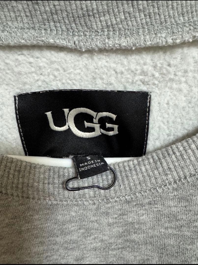 UGG スウェット グレー ピンク S【本日まで】