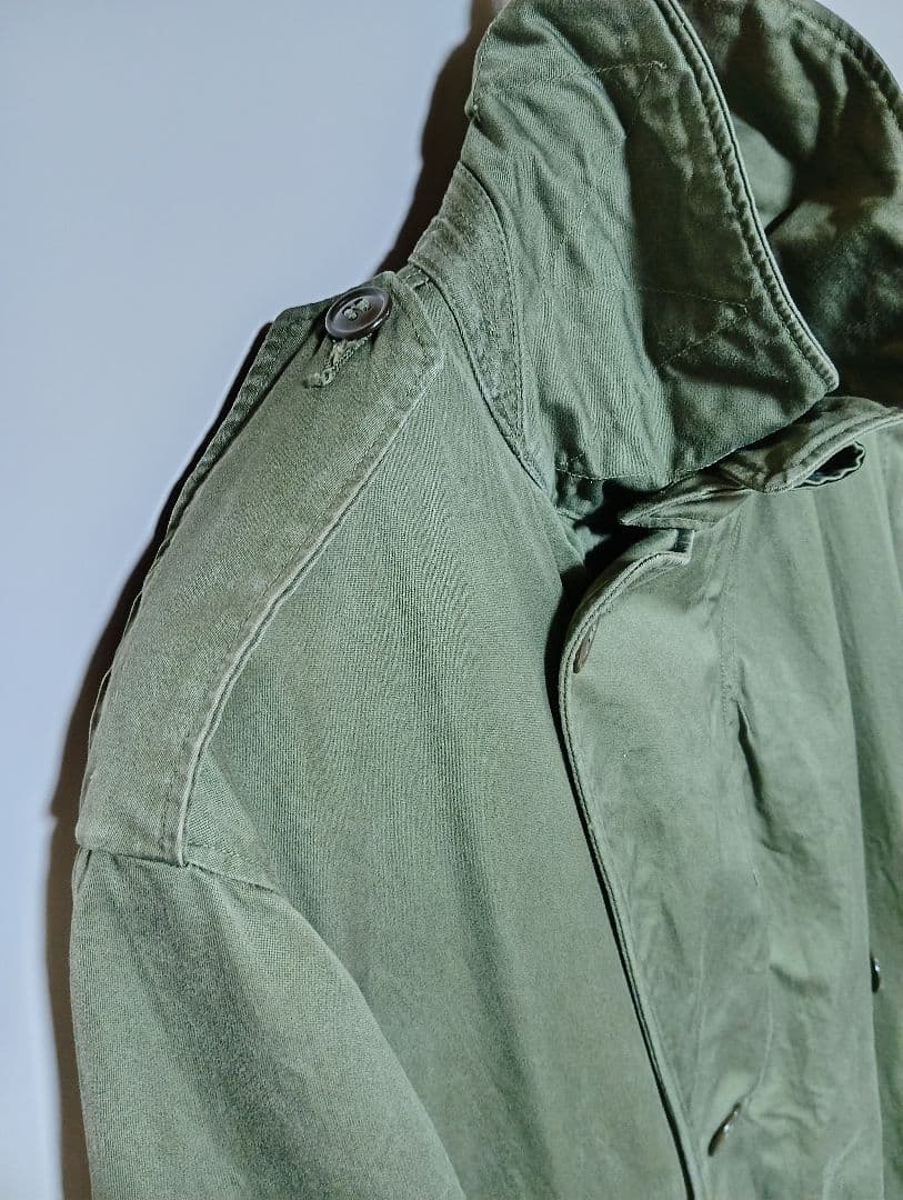 M50 usarmy トレンチコート　L コットンサテン　usa製 50's