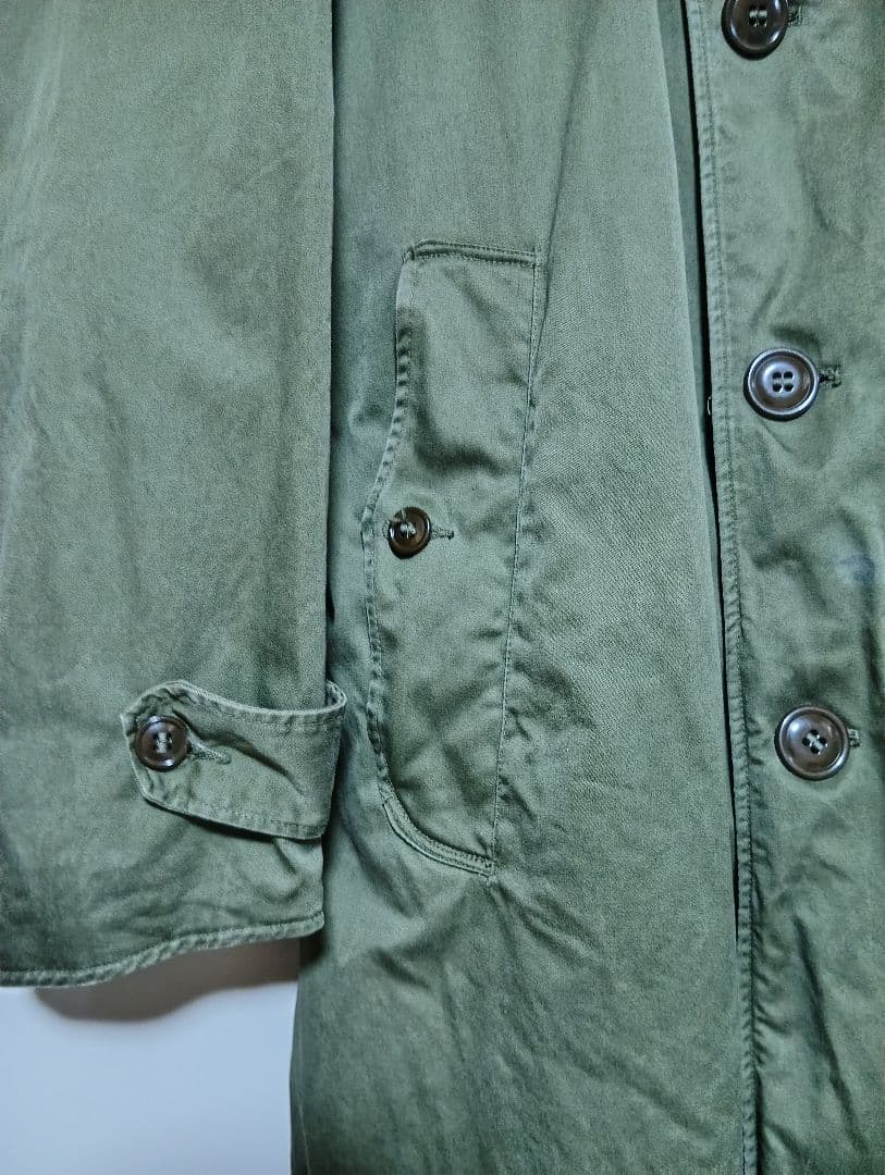M50 usarmy トレンチコート　L コットンサテン　usa製 50's