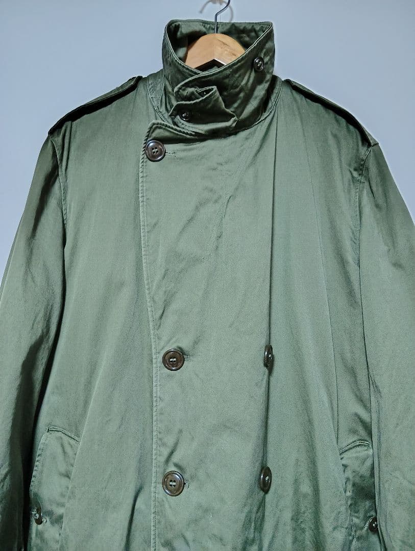 M50 usarmy トレンチコート　L コットンサテン　usa製 50's