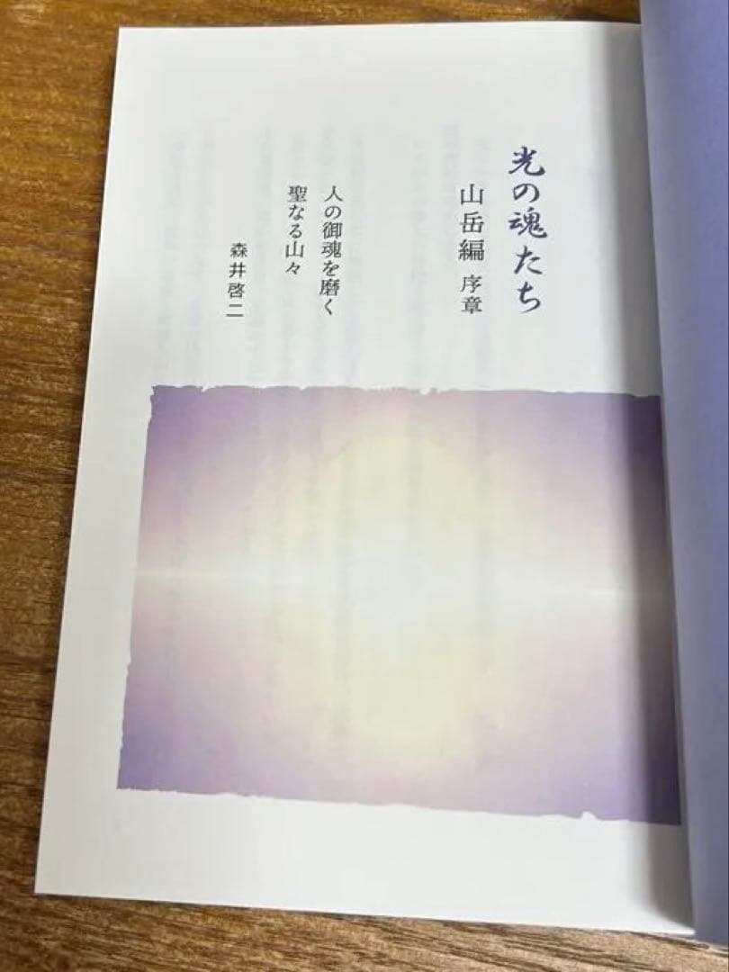 光の魂たち 山岳編 序章 人の御魂を磨く聖なる山々　中古書籍