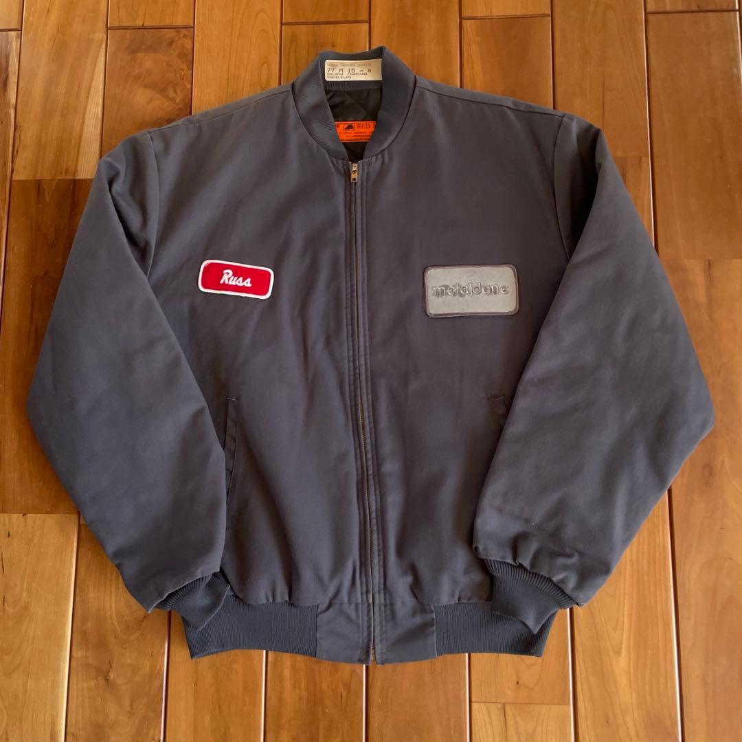 REDKAP ワークブルゾン ワークジャケット MA-1 チャコールグレー M