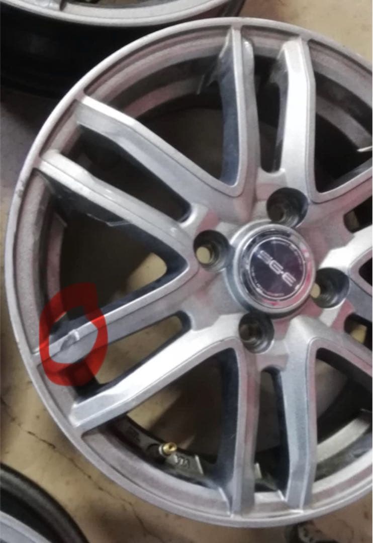 14インチ アルミホイール 4本セット（155/65R14対応）