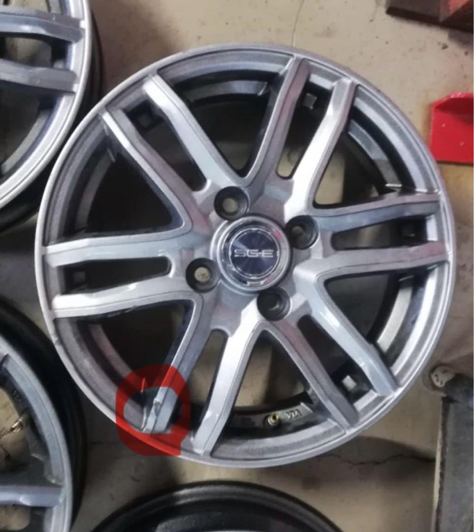 14インチ アルミホイール 4本セット（155/65R14対応）