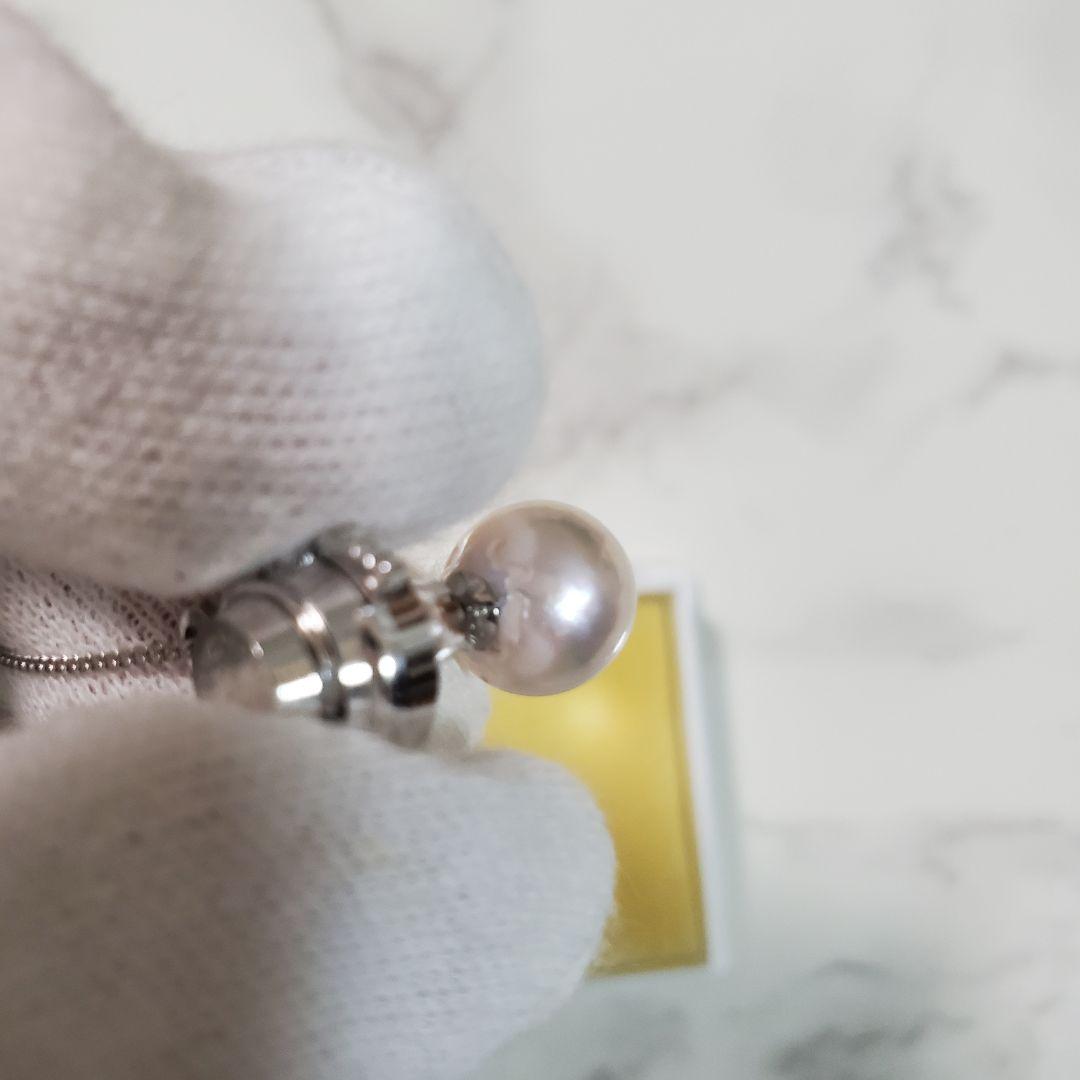 パール ネクタイピン pt900 昭和レトロ ヴィンテージ