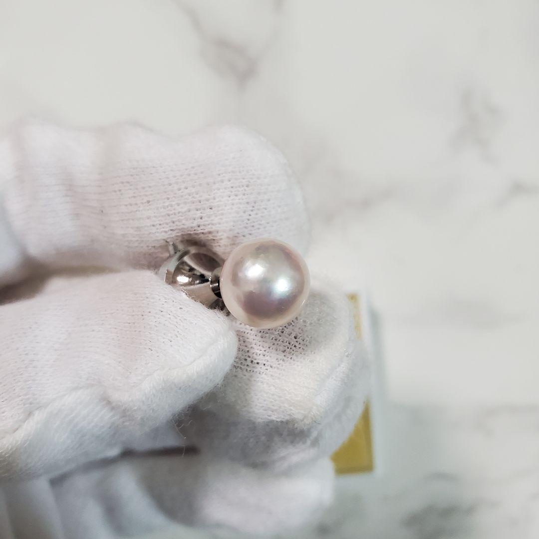 パール ネクタイピン pt900 昭和レトロ ヴィンテージ