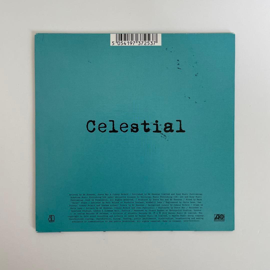 直筆サイン入り『Celestial』Ed Sheeran CD