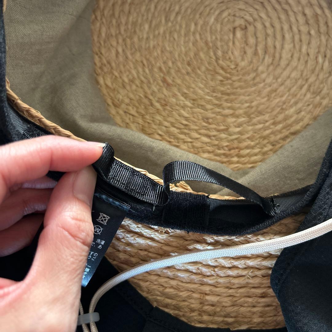 【極美品】the9shop サマーハット　2021年ベージュ　鈴木六夏さん