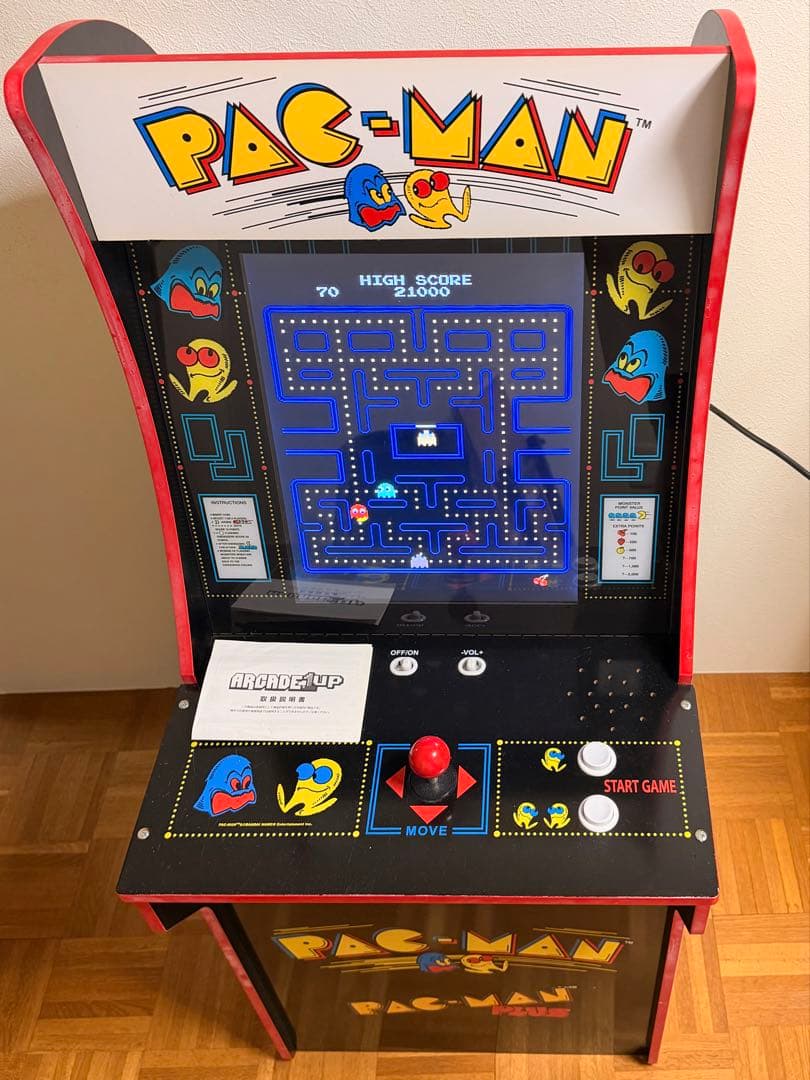 【美品・動作確認済】 Arcade 1UP パックマン 筐体