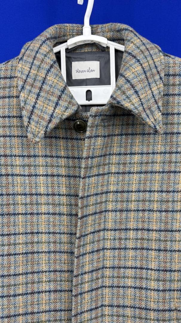 未使用に近い★ARROWS Steven Alan チェック ステンカラーコート