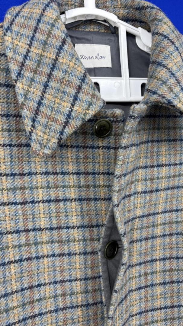 未使用に近い★ARROWS Steven Alan チェック ステンカラーコート