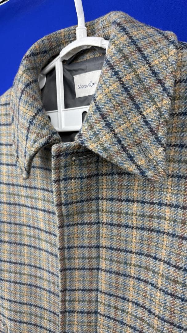 未使用に近い★ARROWS Steven Alan チェック ステンカラーコート