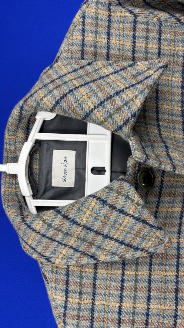 未使用に近い★ARROWS Steven Alan チェック ステンカラーコート