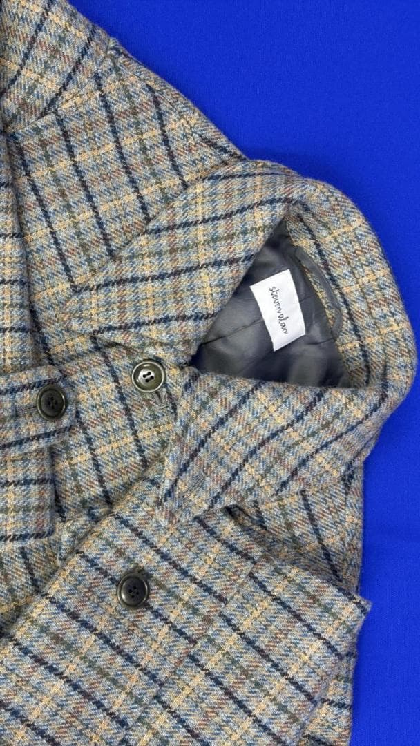 未使用に近い★ARROWS Steven Alan チェック ステンカラーコート