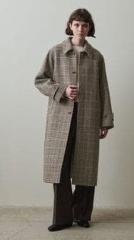 未使用に近い★ARROWS Steven Alan チェック ステンカラーコート