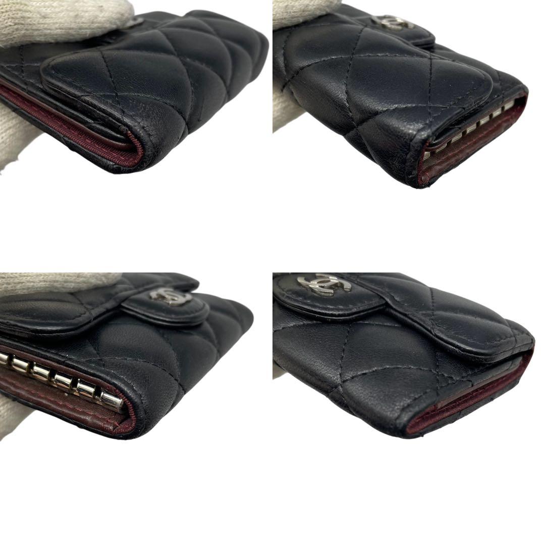 箱付き✨️CHANEL 6連 キーケース マトラッセ キルティング ココマーク