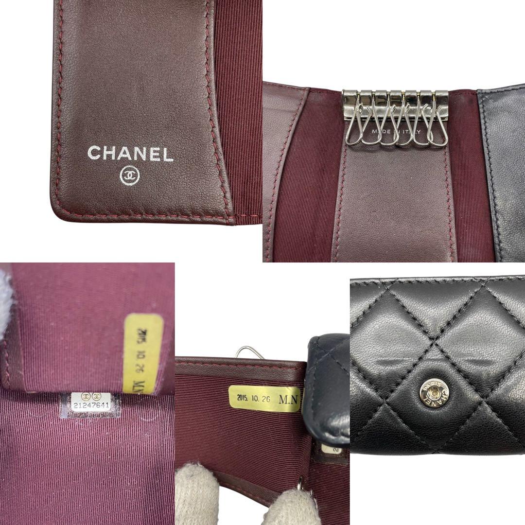 箱付き✨️CHANEL 6連 キーケース マトラッセ キルティング ココマーク
