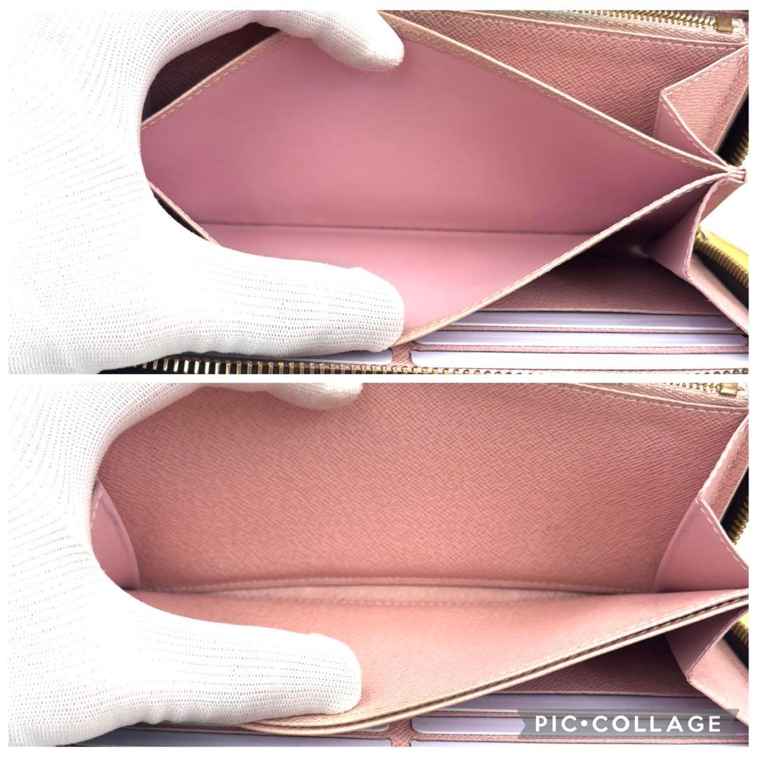 【新型モデル】 ルイヴィトン モノグラム ローズバレリーヌ ジッピーウォレット