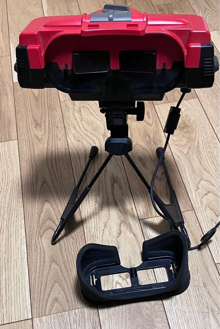 動作確認済み 状態【悪】 バーチャルボーイ本体ACアダプタタップ+レッドアラーム