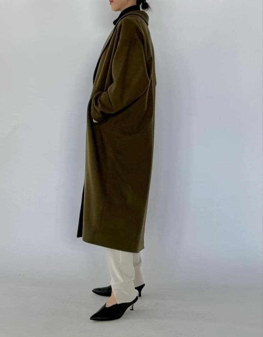 ルルル様　 新品　Aga ロングコート カーキ　9号