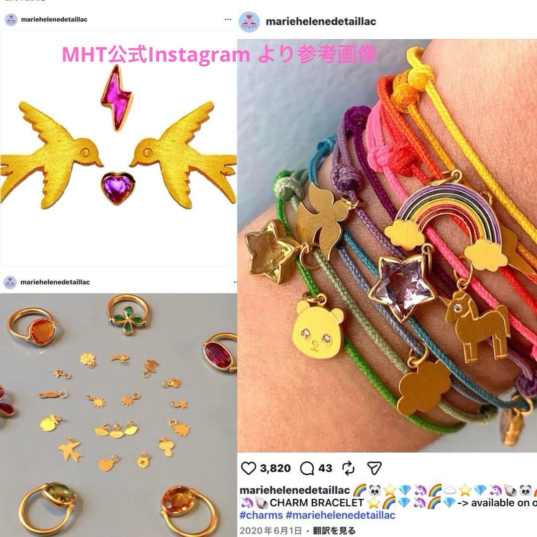 マリーエレーヌ ⌘ ソングバードのコードブレスレット ★ クラフトジュエリー