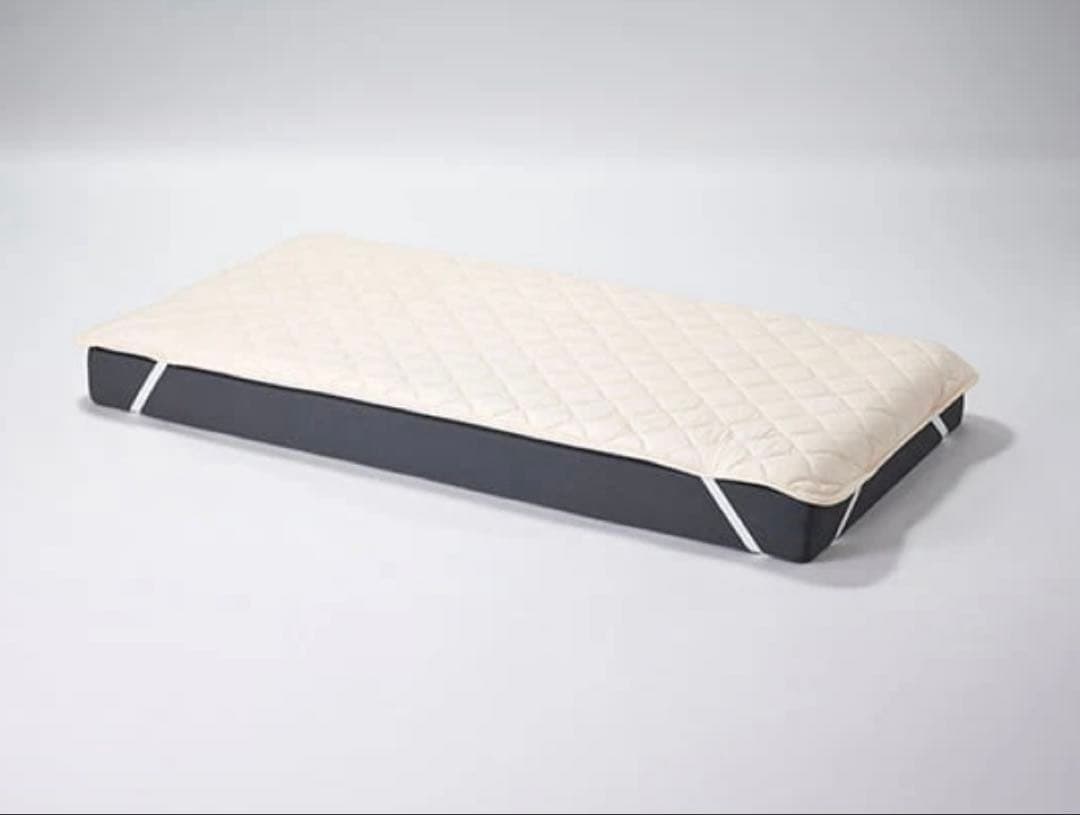 【美品】ウールベッドパッド｜フランス産ウール100% ミネルヴァピロー シングル