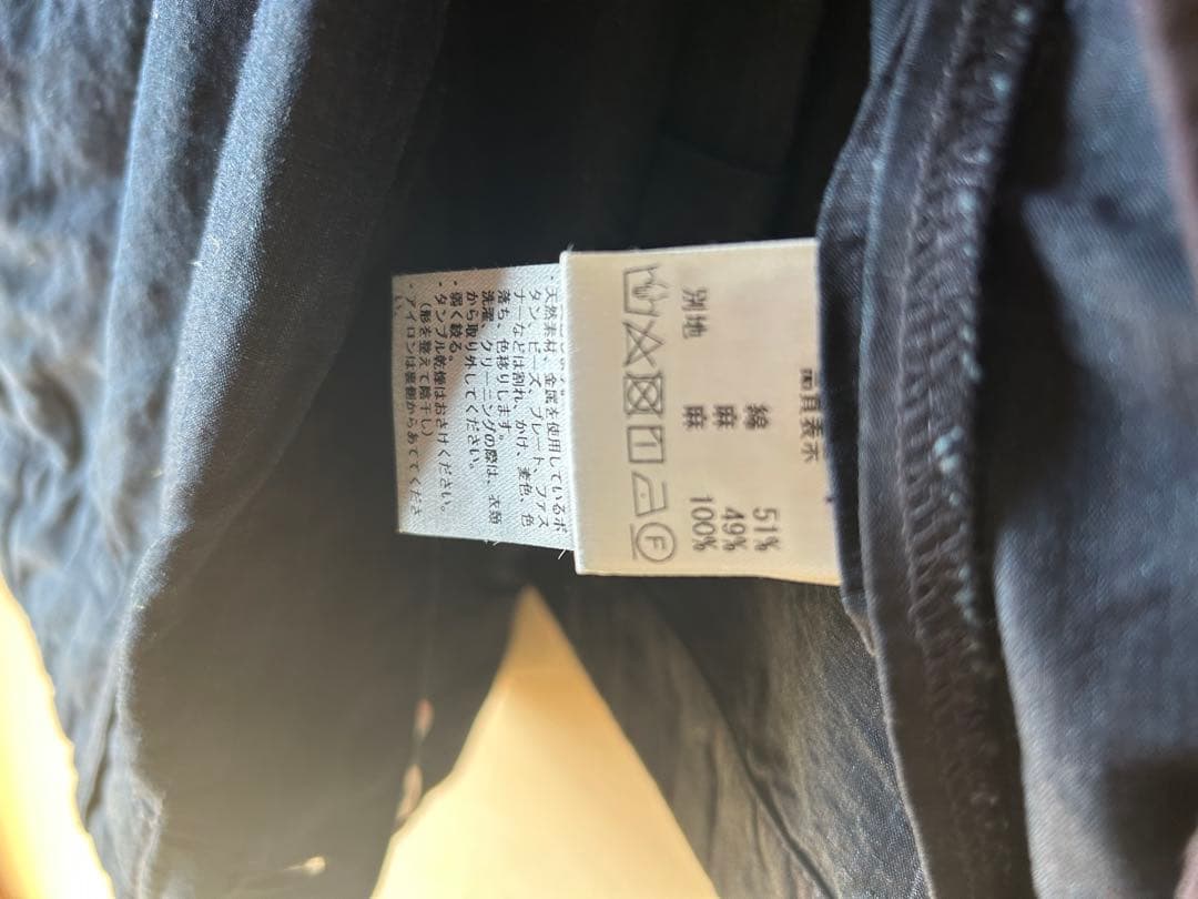 PA'LAS PALACE ノーカラージャケット サイズ2 ネイビーセットアップ