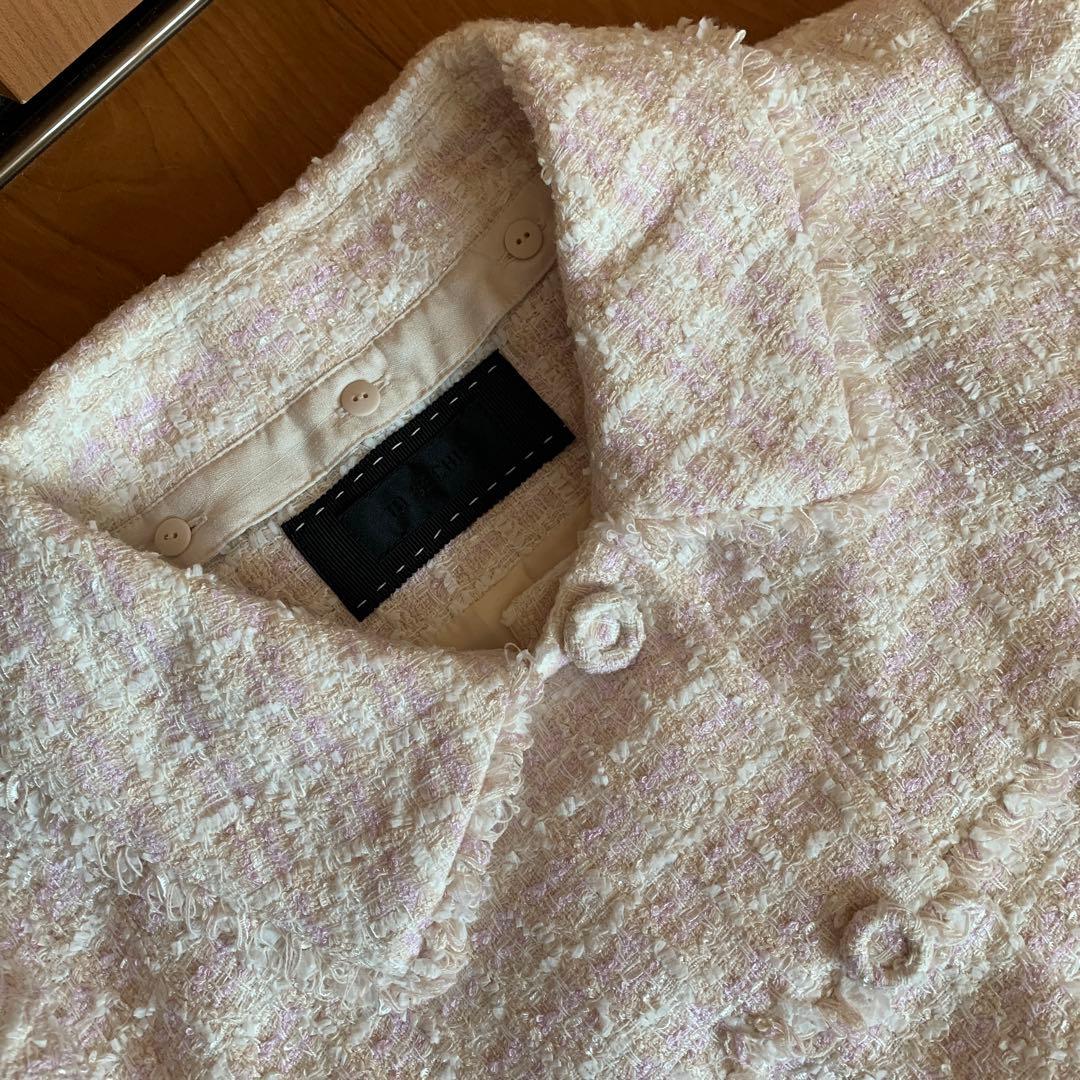 美品　TO BE CHIC ツイード　ジャケット　スカート サイズ42